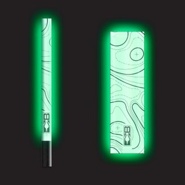 Bohning Glow in The Dark Topographical Arrow Wraps 13 Pack, 4", X-Small