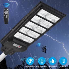 MUCH 120000lm Commercial Solar Street Lights LED Outdoor Dusk Dawn Solar Super Bright