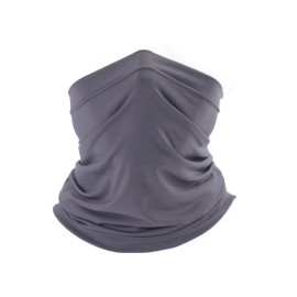 Unbranded Cooling Neck Gaiter Scarf UV Sun Shield Face Mask Cover Cycling Fishing Bandana - Style2 Gray