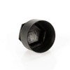 LST 20x Hexagonal Wheel Bolt Caps Set 17 mm Black