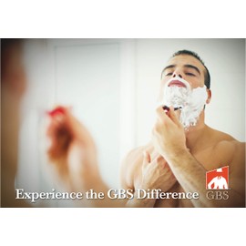 G.B.S Men's Shaving Set- Double Edge 34001 Safety Razor German in Made design, Badger Bristle Hair Brush, Dual stand, Chrome Shaving Bowl, Natural shave Soap, Blade & Doppler Bag Enjoy Shave