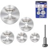 6pcs HSS Cutting Discs for Rotary Tool, HSS Disc Drill