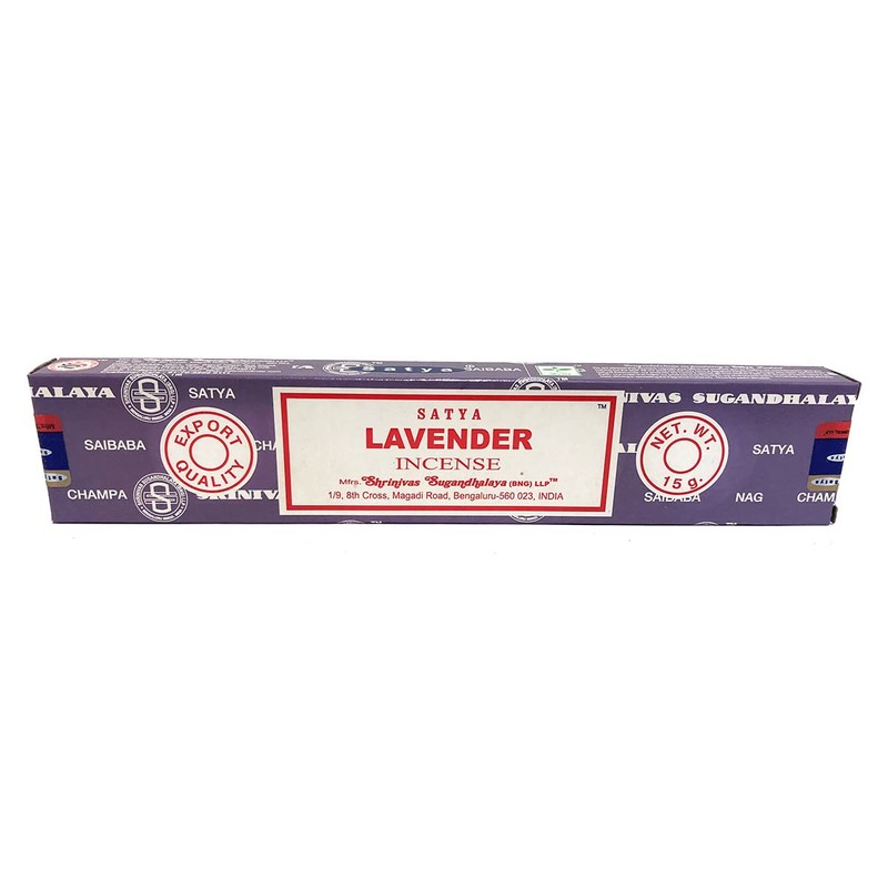 Sai Baba Nag Champa Lavender 15 gram Packet, 1 Box