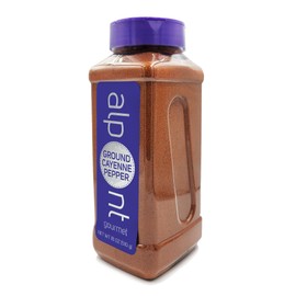 ALPONT GOURMET Ground Cayenne Pepper 18oz (510g), All Natural, Non-GMO, Packed To Keep It Fresh, Premium Quality