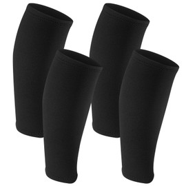 2 Pairs Water Ski Spray Leg Calf Compression Sleeve Protector Elastic Neoprene Support Wrap for Outdoor Water Sports(L)