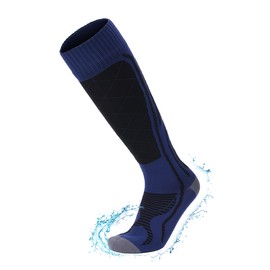 RANDY SUN Waterproof Socks Men Women Waterproof Socks Breathable Cold Resistant Outdoor Water Sports Bicycle Hiking Trail Rowing Skiing Cycling Hiking Golf 1 Pair, Stocking - Black and Blue