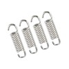 Partuto 4 Pcs 43mm 1.69" Motorcycle Muffler Exhaust Pipe Spring