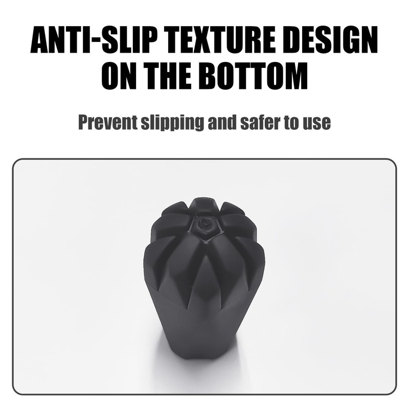 Pack of 4 Prismatic Foot Covers, Trekking Pole Accessories, Non-Slip