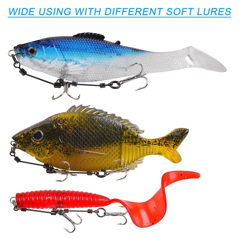 Fishing Hook Rig Stinger Fishing Lure Shallow Rig Combinations 2