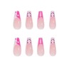 Pink Ballerina False Nails - Long Press on Nails 24pcs