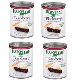 Lucky Leaf Premium Blackberry Pie Filling or Topping 21 oz 4 Pack