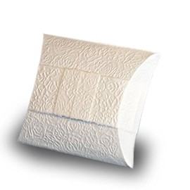 OneWorld Memorials Paper Ideal for Water Burial - Medium - Holds Up to 60 Cubic Inches of Ashes - Pearl White Biodegradable Cremation Urn