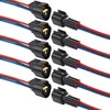 ZHOFONET Cable Connector Plug, 12 V 3 Pin Car Electrical