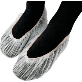 Towa Corporation 861 Vinister Disposable Shoe Cover, Vinyl Shoe Covers (Pack of 4)