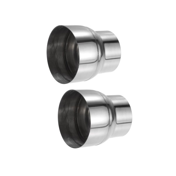 Hihaha 2 Pcs Exhaust Pipe Adapter Connector Reducer, 3" ID