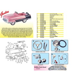Blue Diamond Classics Murray Pedal Car Chrome Acorn Nut