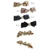 VingTAINE H-992 Cotton Pearl Bijou Satin Ribbon Barrette, Elegant, Office,