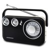 ADESSO RA-601BK Radio AM FM Retro Design Black