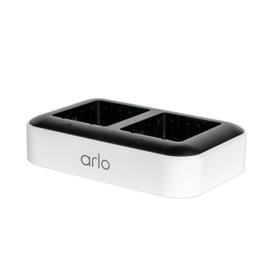 Arlo Dual Charging Station Certified Accessory - Charge up to Two Batteries, Works Rechargeable Batteries (VMA5400) XL Rechargeable Batteries (VMA5420) Only - VMA5400C