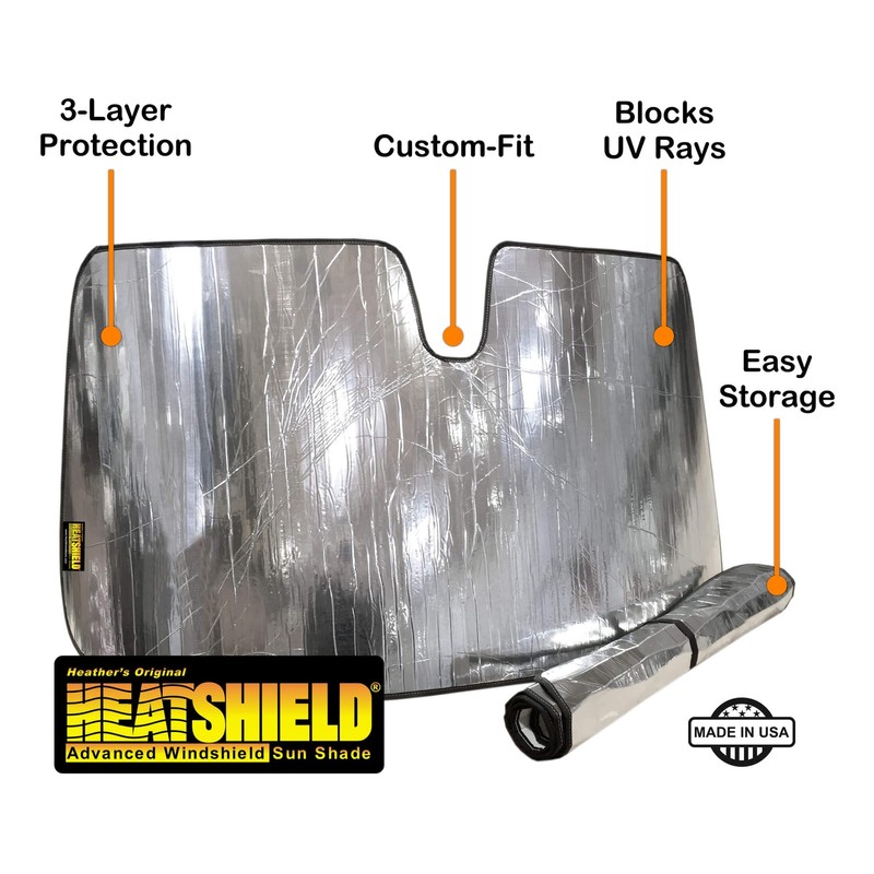 HeatShield, The Original Windshield Sun Shade, Custom-Fit for Honda Accord