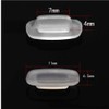 Eyeglass Nose Pads 11mm 5Pairs Replacement Square Rectangle Slide/Slip in