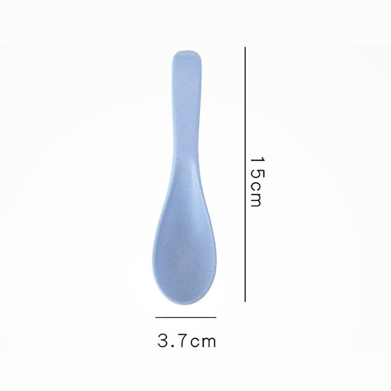 HugeDE 12 Pcs Reusable Dinner Spoons Portable Travel Spoons Plastic