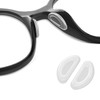 Literry Nose Pads for Glasses, Silicone Anti-Slip (5 Clear Pairs)