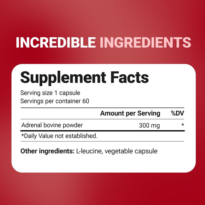 Dr. Berg Adrenal Glandular - Hormone Balance Formula That Supports