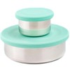EcoCocoon Stainless Steel Leak-Proof Snack Pots - Set of 2,