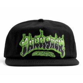 Spitfire Thrasher Skateboard Magazine Snapback Airbrush Skate Hat Black