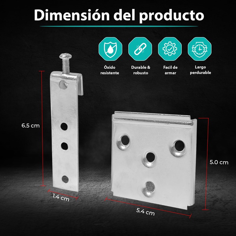 Headboard Hangers, Headboard Hardware, Anchors, Wall Hanging Header (2)