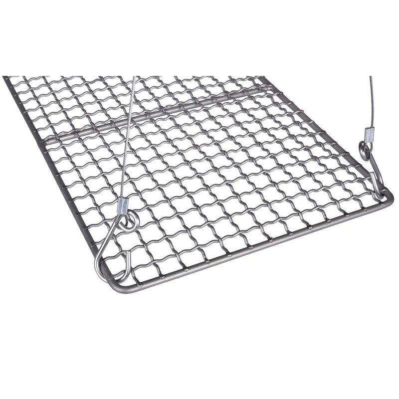 Boundless Voyage Titanium Grill Plate Charcoal BBQ Hand Rope Titanium