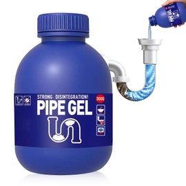 Pipe Bobo Drain Cleaner 10.6OZ, Professional-Grade Drain Clog Remover for Kitchen Sink, Powerful Unclogging, Unclog drains, clog remover, Shower, Tub, Compatible with All Pipe Materials