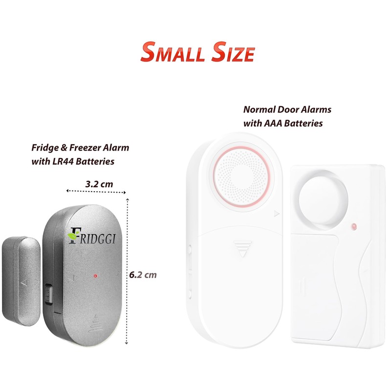FRIDGGI - Fridge Door Alarm with 60 Second Delay, 2,