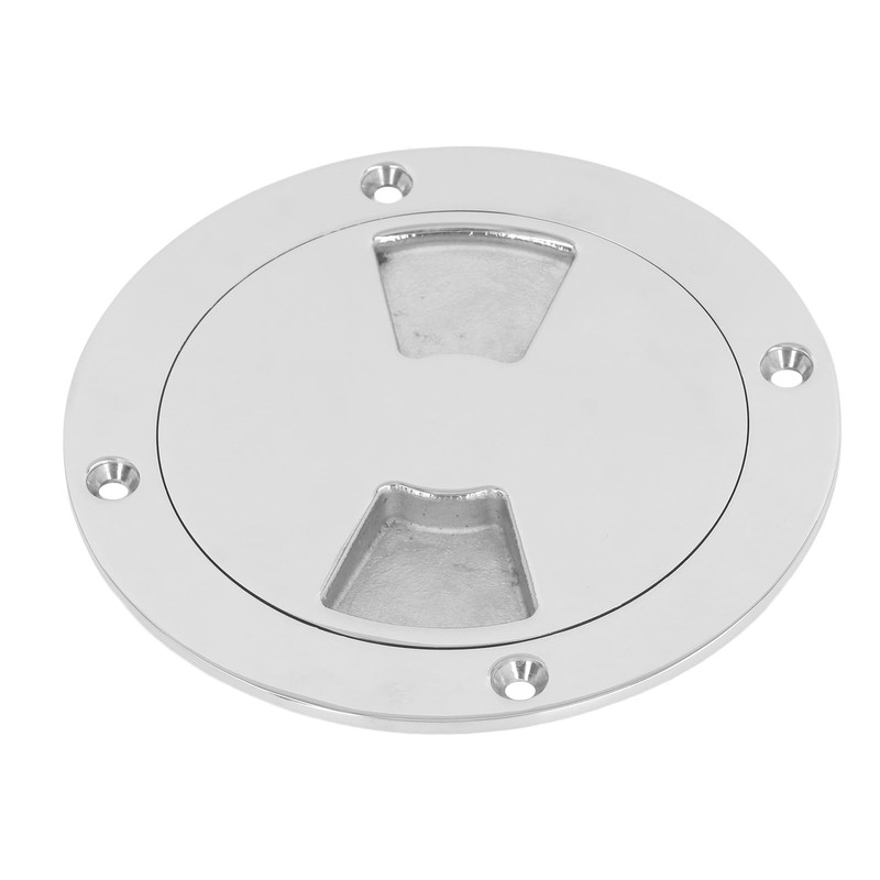 Stainless Steel Boat Deck Round Plate Durable Marine Inspection Hatch