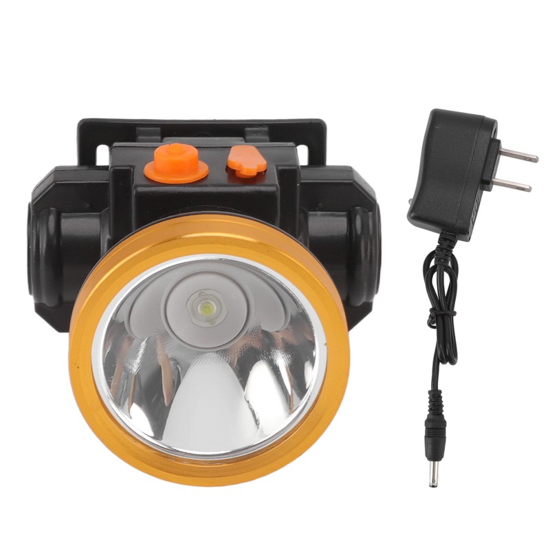 LED Headlamp Waterproof Rechargeable 3 Speed Adjustment Outdoor Headlamp for