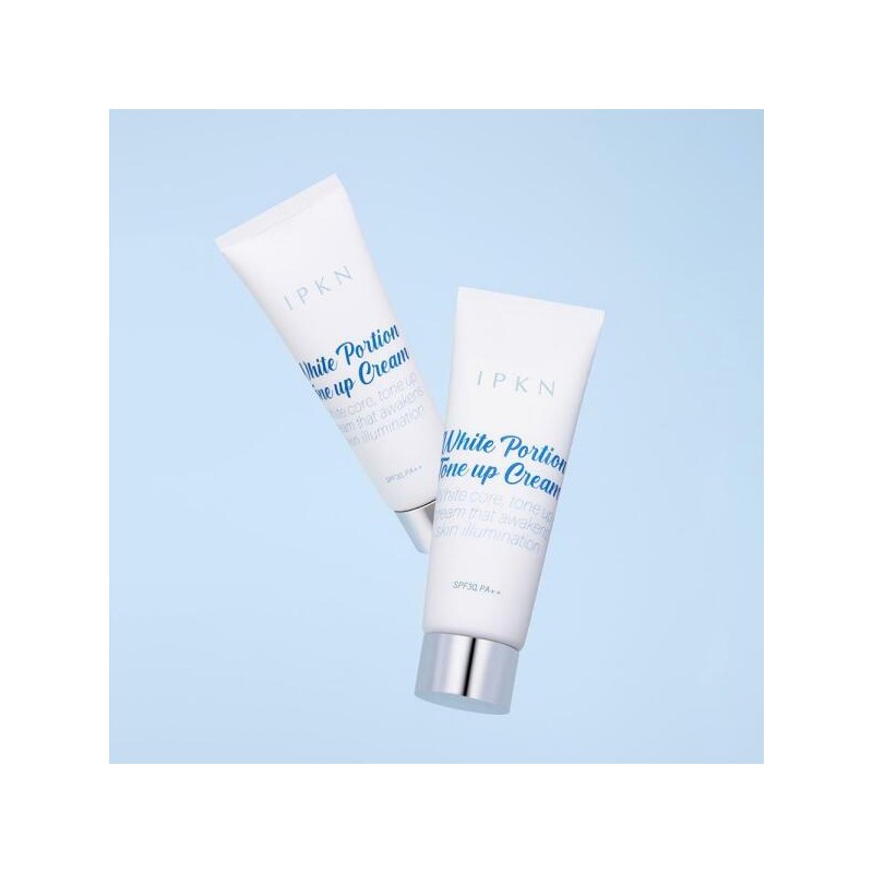Ipkeun 입큰 화이트 포션 톤업 크림 50ml 1+1 자외선차단 톤결정