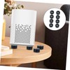 OSALADI 8pcs Rubber Speaker Spike Pads Sound Dampening Isolation Feet