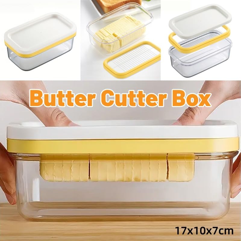 AIMALL Rectangular Butter Storage Box – Multipurpose Cheese and Butter