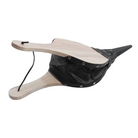 Fireplace Bellow Manual Operation Durable Solidwood Heatproof Leather Widely Used Fire Blower for BBQ Camping Fireplace