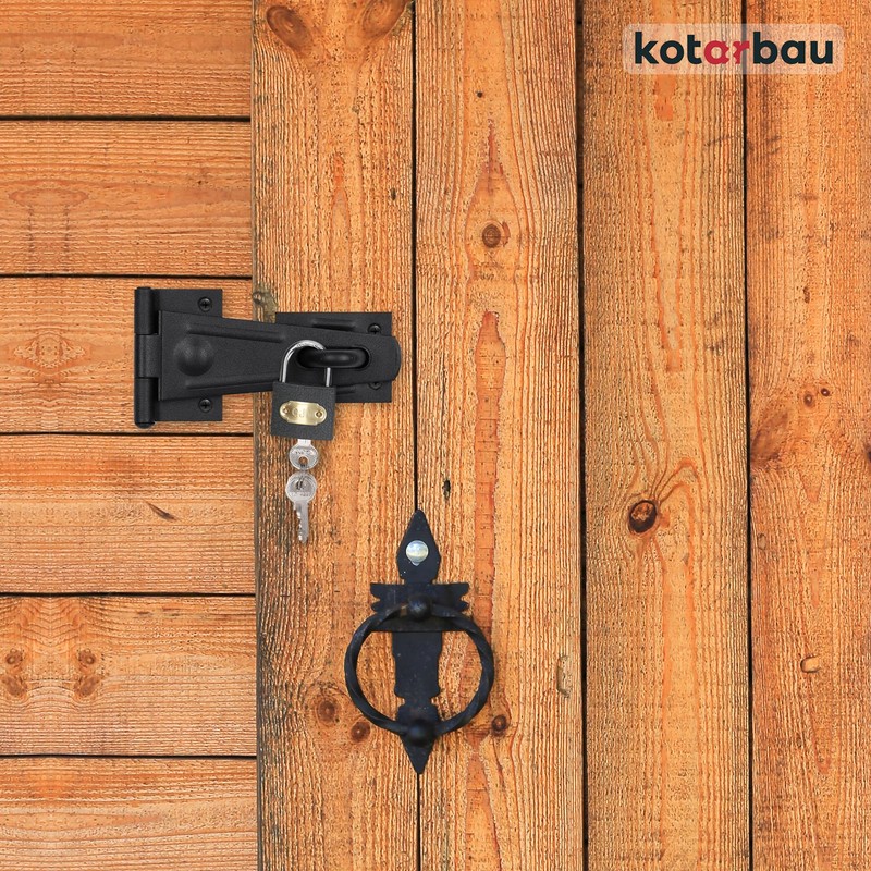 KOTARBAU® Hasp 150 x 45 mm Deadbolt Lock with Padlock