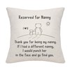 Bommex Funny Cartoon Cushion Covers Thank You For Being My