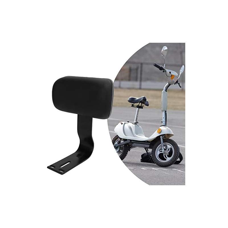 Bike Backrest Support,Electric Bicycle Rear Passenger Seat Backrest with Metal