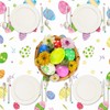 YIAJIA Easter Table Cloth, Easter Table Decorations, Easter Egg Hunt