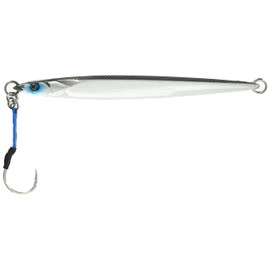 JACKALL G209 Metal Jig, Bumble's Jig, Semi-Long, 3.5 oz (100 g), Aluminum Silver