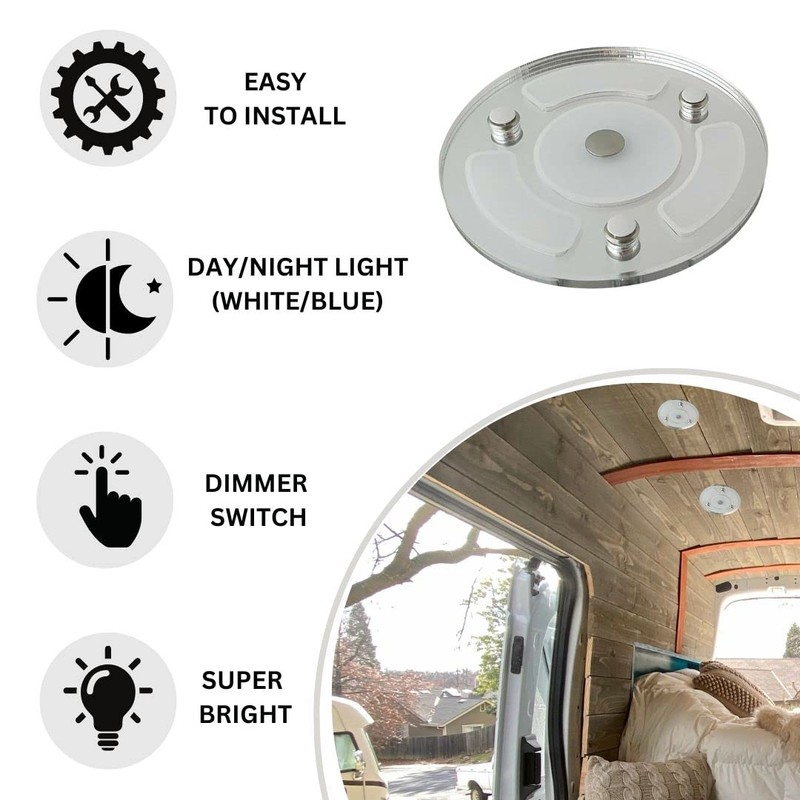 MARVIX LED Spotlight 12V 24V - 100mm Surface Mounted Slim