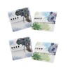 4Pcs Environmental Portable Ashtray Reusable Ash Pouch Fireproof Mini Ashtray