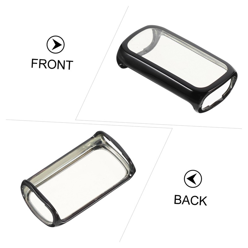 OSALADI 2pcs All-Around Protective Case for Smartwatch TPU Screen Protector