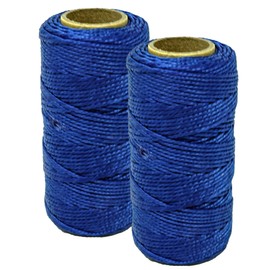 Dapetz ® 2 Pc Blue 70M Builders Building Nylon Brick Line Measuring Masonry Rope String Line | Abrasion and Alkali Resistant | Suitable for Building and Groundwork, Gardening etc.