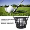 Black Golf Ball Basket Nylon Plastic Golfball Container Golf Ball